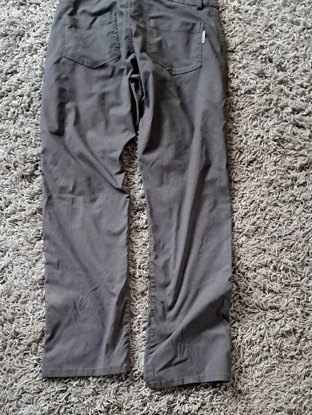 Club Ride Apparel Men's Charcoal Stretch Chinos